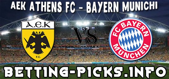 MATCH PREVIEW: AEK ATHENS FC v BAYERN MUNICH (CHAMPIONS LEAGUE) FREE BETTING PICKS FOR TODAY, OCTOBER 23
